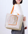【3COINSの2024年秋の売れ筋バッグランキング 6位】「折り畳みエコBAG」550円（税込）