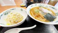 「日高屋」の「中華そば＋半チャーハンセット」（税込670円）