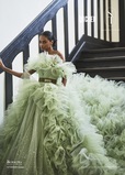 【クラウディア】『ウィキッド』新作ウェディングドレス「WICKED｜SACHIKO TSUTSUI」　STW0009_Green