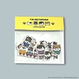 【TM NETWORK×タマ＆フレンズ】「タマ＆フレンズ コラボ・フレークシール」800円（約20mm×15×11種）