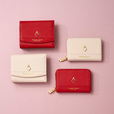 キーケース¥17,600、折財布¥23,100【Samantha Thavasa Petit Choice「バレンタインコレクション」】
