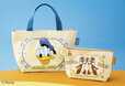 ドナルドダック/ランチトートバッグ 1,300円、チップ&デール/ポーチ 1,100円|Disney SWEETS COLLECTION by 東京ばな奈