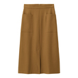 GU／フロントポケットミディスカートZ（BROWN）