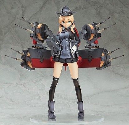 ダンケ ダンケ 艦これ プリンツ オイゲン 1 8スケールフィギュア登場 艤装には可動ギミックも Medery Character S