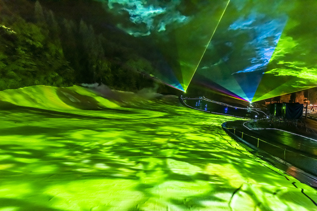 アパリゾート上越妙高「アパリュージョン2019」プロジェクションマッピング