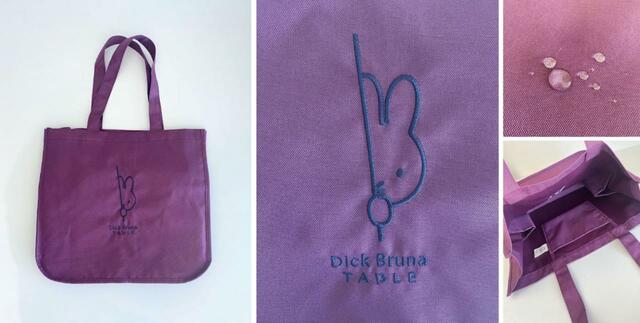 Dick Bruna TABLE　刺しゅうバッグ（パープル） 1個￥3,740【ディック・ブルーナ テーブルPOP-UP SHOP in 阪急大阪梅田駅】