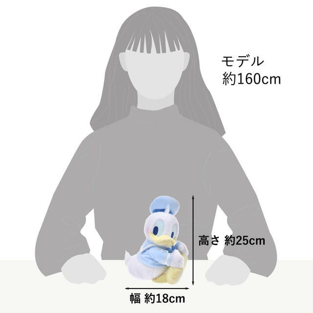 ドナルド ぬいぐるみ DONALD MOKOMOKO BIRTHDAY 3,300円