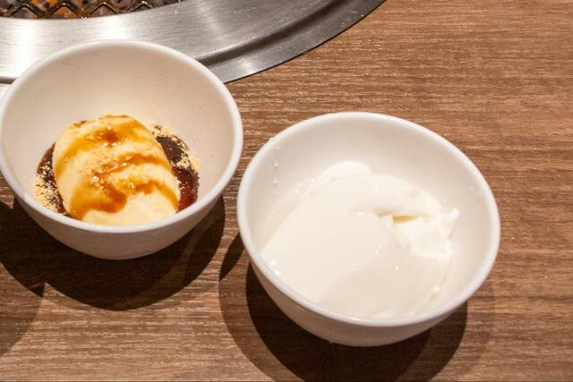 【牛角食べ放題専門店 定番コース】きな粉と黒蜜が美味しい牛角アイスになめらか杏仁豆腐 デザートメニューだけでお腹いっぱいになっちゃう充実したラインナップ