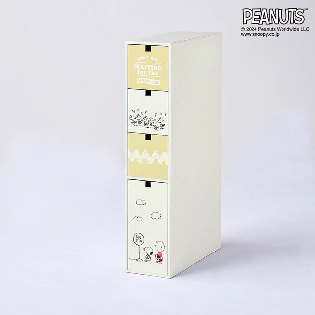 スリムトイレラック「スヌーピー」｜￥17,900～22,900 （税込）