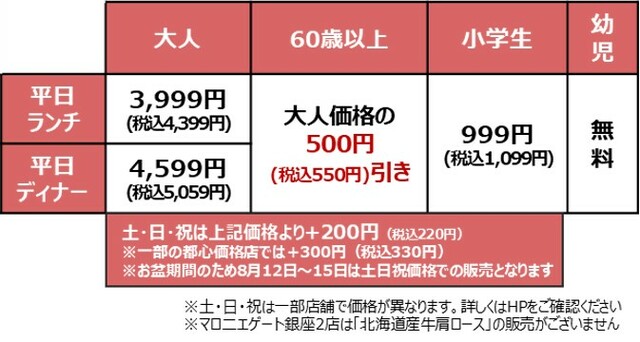「牛たん＆北海道産牛肩ロース食べ放題コース料金」＜期間：2025年8月8日〜＞【なくなり次第終了！程よいサシと肉の旨味を堪能できるしゃぶ葉の「北海道産牛肩ロース」が8月8日より数量限定で復活！】