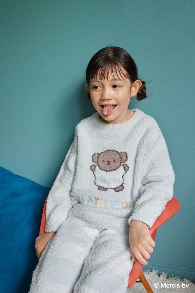 【gelato pique×ミッフィー】「【Dick Bruna】【KIDS】ベビモコプルオーバー&ロングパンツセット」￥14,080