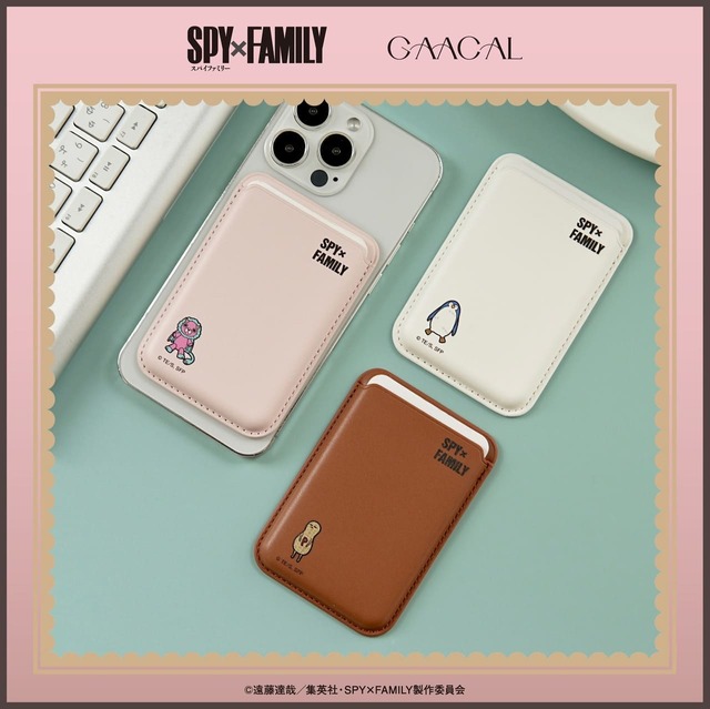【GAACAL『SPY×FAMILY』コラボ】スマホの背面にピタッとくっつく、実用性抜群のカードケース