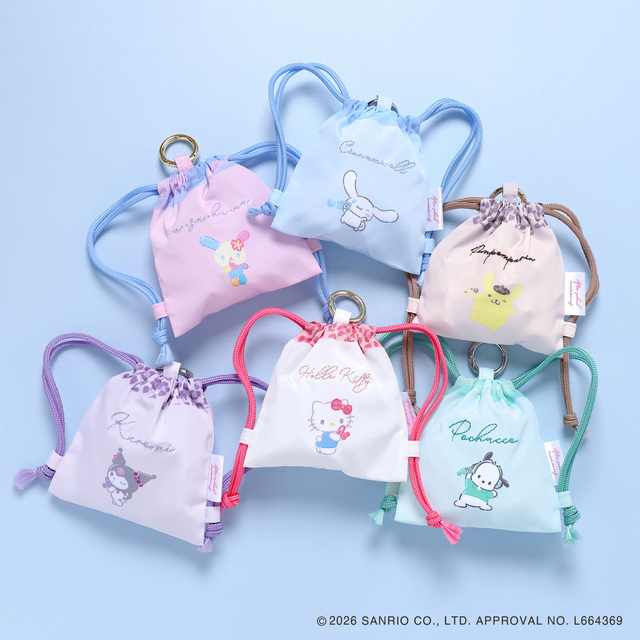 ミニナップサック 全6種 ¥1,760