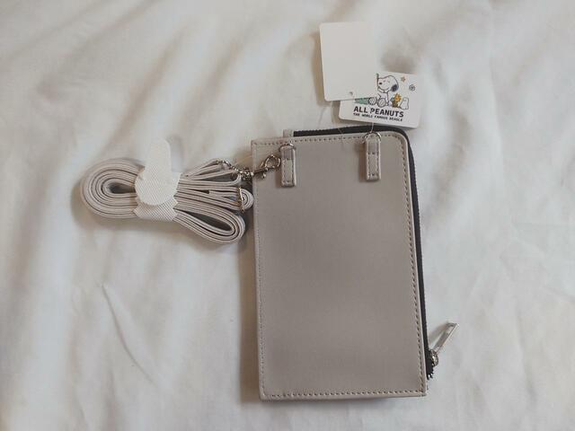 スヌーピーのショルダーポーチ（購入時　裏面）