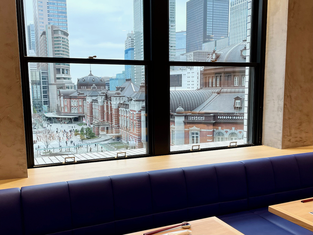 【象印食堂 東京店】眼下に望む東京駅もご馳走