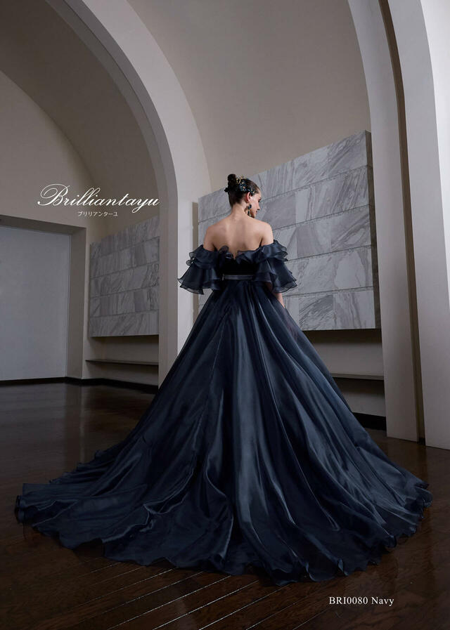 「Brilliantayu （ブリリアンターユ）」新作ウェディングドレス　BRI-0080__Navy