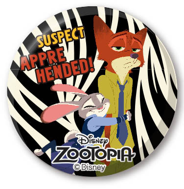 ズートピア ポリカバッジ ゼブラ