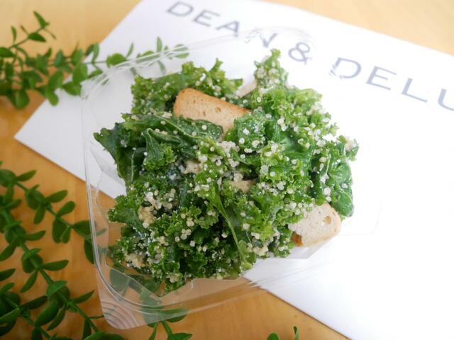 【ケールとキヌアのサラダ　レモンドレッシング】お肉料理に合わせたい