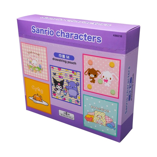 【サンリオ】「KBB21B　サンリオキャラクターズC ブラインド 巾着M BOXセット」（6枚入りBOX）6,930円
