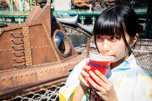 ビアカクテル（ブラッドオレンジ＆ピンクグレープフルーツ）【販売店舗】ノーチラスギャレー｜東京ディズニーシー「ディズニー七夕デイズ」2018年