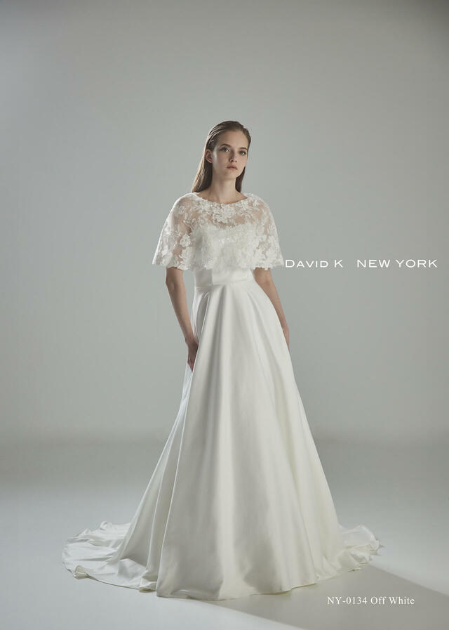 クラウディア｜「DAVID K NEW YORK（デヴィッド ケイ ニューヨーク）新作ウェディングドレス｜NY-0134_Offwhite