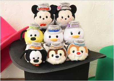 トップハット ツムツム スタンダードセット　価格: 5,000円　1月26日発売予定