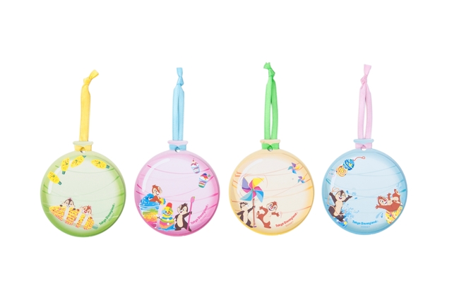 ふせんセット ¥850 ※（ヒモ部分を含む）縦約15×横約7.5cm、（台紙部分）縦約8.5×横約7.5cm（ふせん1枚）縦約6.5×横約7cm｜東京ディズニーランド「ディズニー夏祭り」2018年