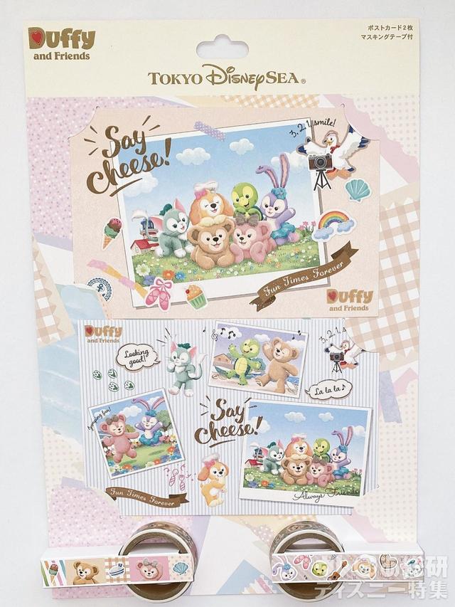 「Say cheese!」ポストカード&マスキングテープ