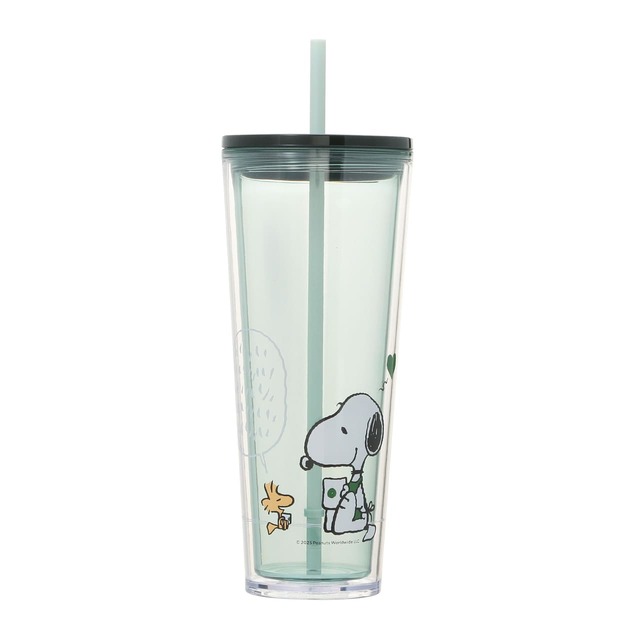 【PEANUTS™+STARBUCKS™】「PEANUTS コールドカップ タンブラー ブルー 710ml」¥3,500
