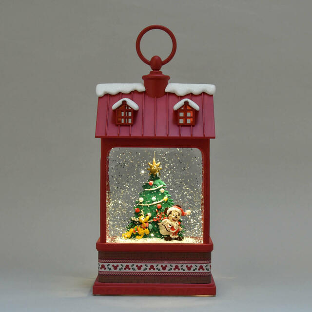 ミッキー＆プルート スノードーム ミュージック＆ライトアップ ランタン DISNEY CHRISTMAS 7,000円