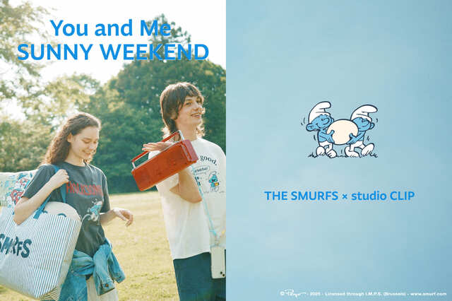 【studio CLIP×THE SMURFS】studio CLIPがベルギー生まれのTHE SMURFS（スマーフ）と初コラボアイテムを6月12日（木）に発売！