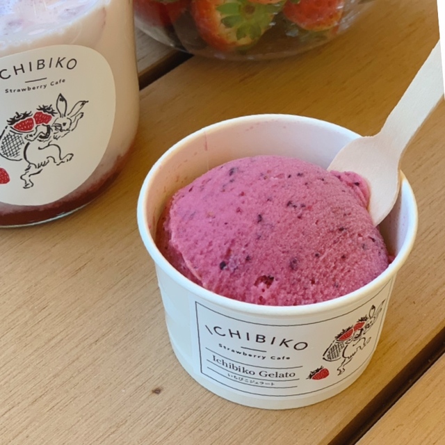 いちごのジェラート