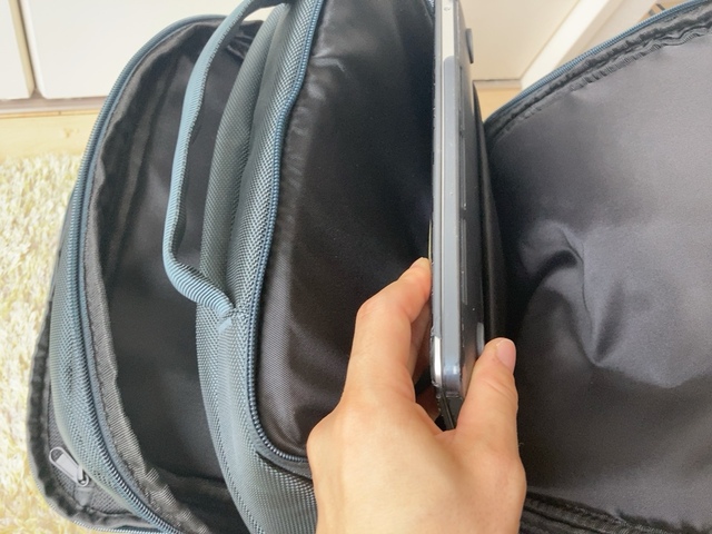 【ワークマン 型崩れしにくいビジネスリュック】ノートPCなど精密機械も安心して持ち運べます