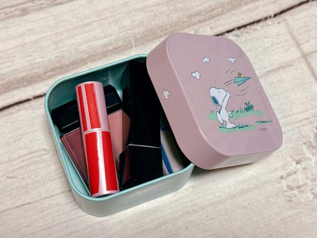 リップやアクセサリー入れにぴったりなサイズ感