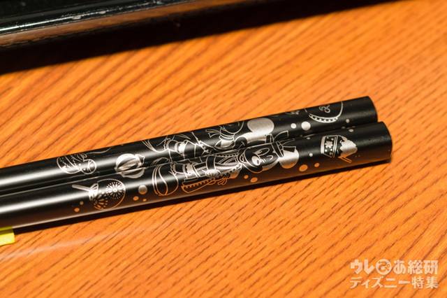 「れすとらん北斎」スペシャル膳、スーベニア箸付き｜東京ディズニーランド2017年「ディズニー夏祭り」