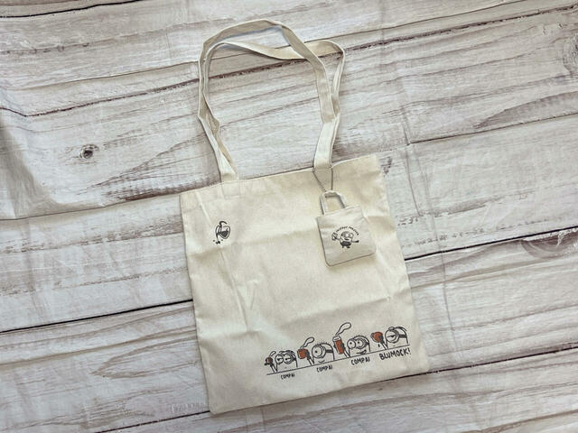 トートバッグにつけると可愛さマシマシに！