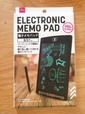ダイソーの電子メモ、人気で1店舗目では売り切れていました
