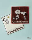 【PEANUTS×コスメキッチン】Cosme Kitchen＜PEANUTS＞タオルハンカチ　アイボリー / ブラウン　各1,650円／オーガニックコットンのタオルハンカチ