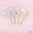 【リルアラモード】「リボンボールペン」各770円／ムース、ラテ、キャミ―、スフレ、ナッツの全5柄