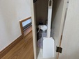 【ニトリ トイレ収納（トゥール）】背の高いものが多い場合、下の棚板は外しても◎