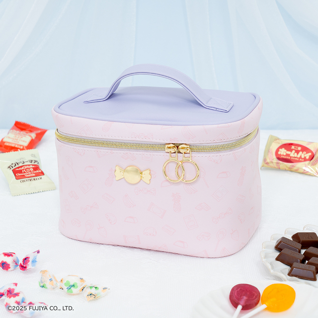 LH賞　バニティポーチ（全1種／約20cm）【タイトーくじ　PEKO×TEA TIME】