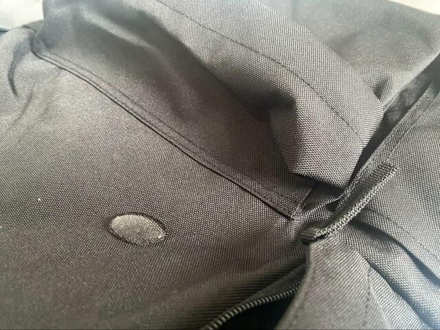 【無印良品　肩の負担を軽くする 撥水 リュックサック】実際に水をかけてみました