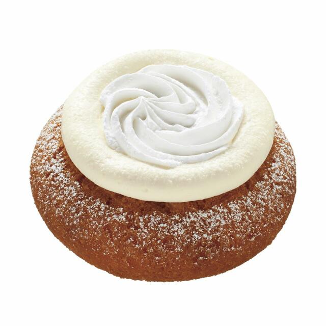 「フロマージュ・ド ダブルクリーム」＜価格：テイクアウト259円・イートイン264円＞【【ミスド】さっくりでしっとり！今までに食べたことのないチーズドーナツ生地「ドーナツフロマージュ・ド」誕生】