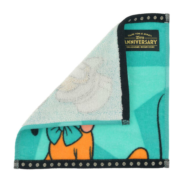 【東京ディズニーリゾート店限定】プルート ミニタオル 東京ディズニーリゾート店25周年記念 900円