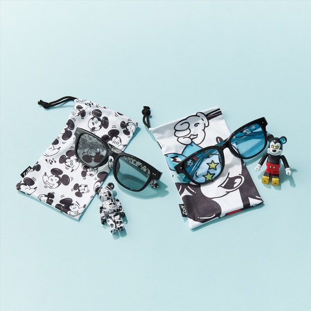 MICKEY MOUSE BE@RBRICK 各12,200円|Zoff 渋谷マークシティ店 / Zoff グランド東京渋谷店|MICKEY & FRIENDS WITH YOU @SHIBUYA