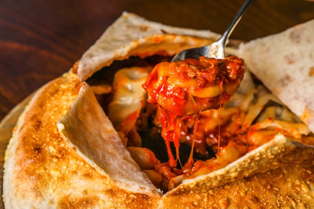 ギョーザタッカルビのドームピッツア