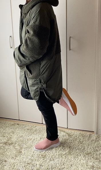 【ワークマン ファイングリップレディース】ピッタリめのスキニージーンズとの相性が良かったです