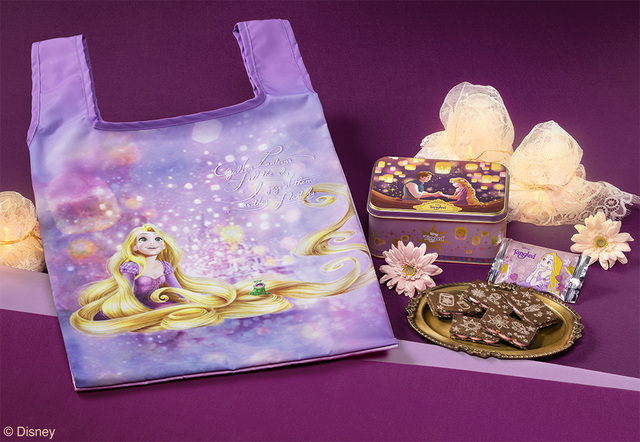 塔の上のラプンツェル/ベリーショコラサンド スペシャル缶(14枚入)エコバッグセット 3,000円｜Disney SWEETS COLLECTION by 東京ばな奈