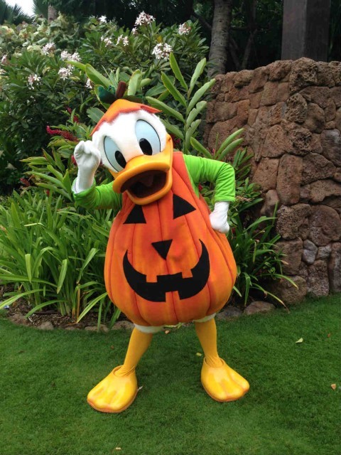 ドナルドは全身かぼちゃ！ 