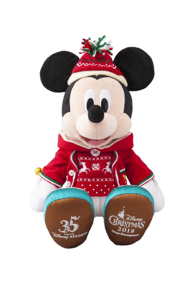 東京ディズニーランド　クリスマスぬいぐるみ　4,800円（2018年11月1日発売）